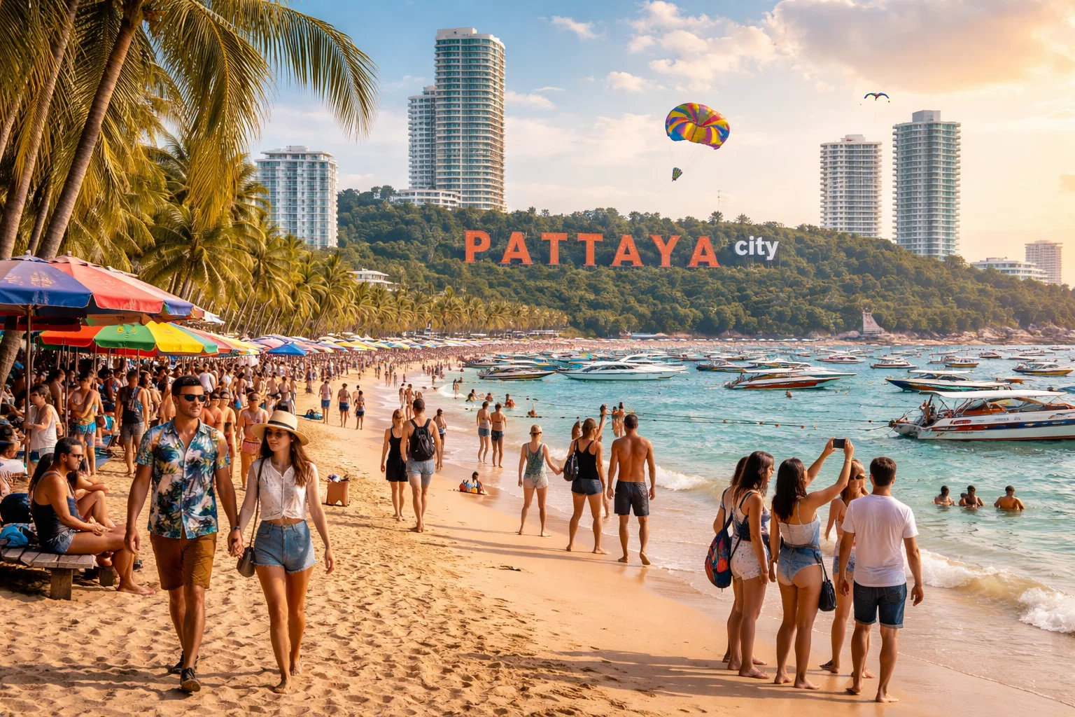 พัทยาเป็นที่นิยมของนักท่องเที่ยวต่างชาติอย่างไรและมีเสน่ห์อะไร